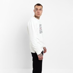 

Свитшот мужской, цвет белый, размер 52 (2XL)