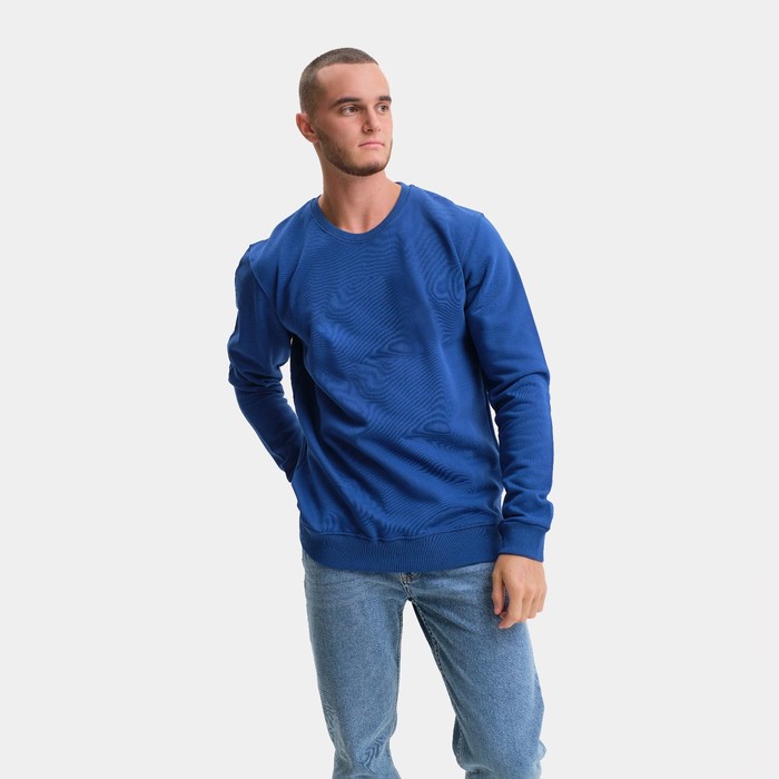 

Свитшот мужской, цвет индиго/принт МИКС, размер 50 (XL)