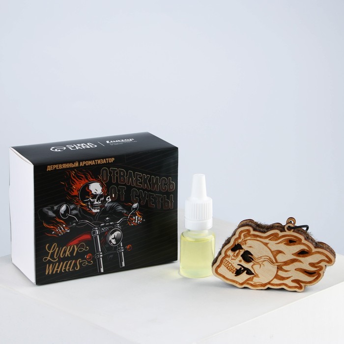 

Набор «Отвлекись от суеты», подвеска деревянная с пропиткой и ароматизатор, 10 мл