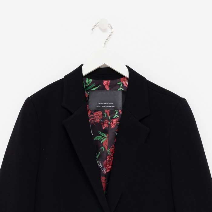 Пиджак для девочки, цвет чёрный МИКС, 140-146 см (размер 40)