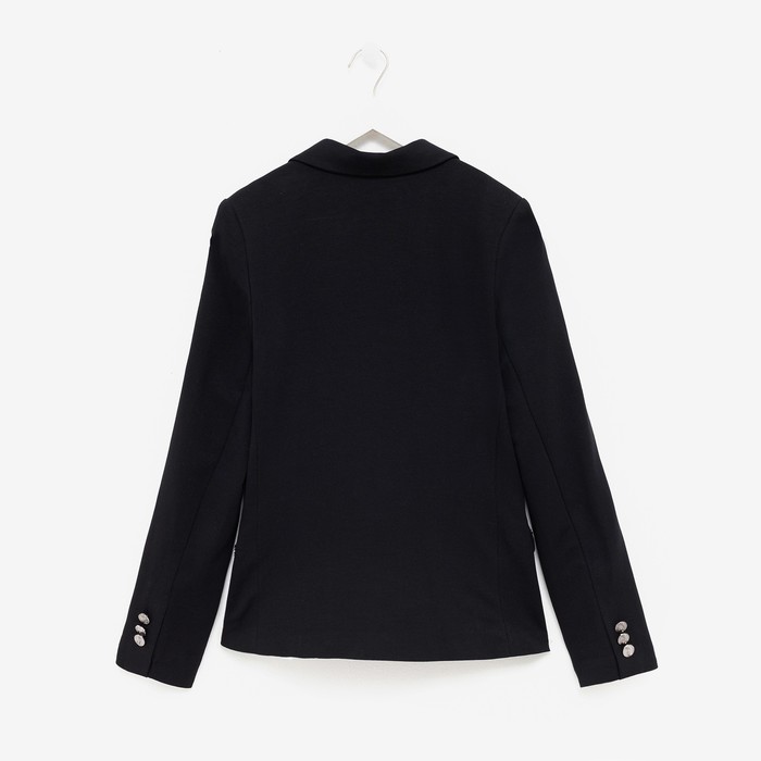 Пиджак для девочки, цвет чёрный МИКС, 140-146 см (размер 40)