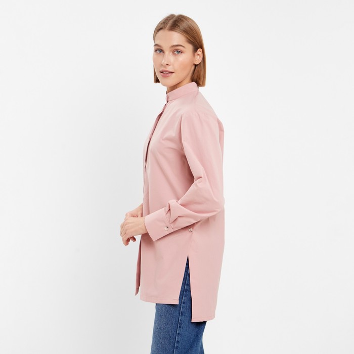 фото Рубашка женская minaku: casual collection цвет темно-розовый, р-р 42