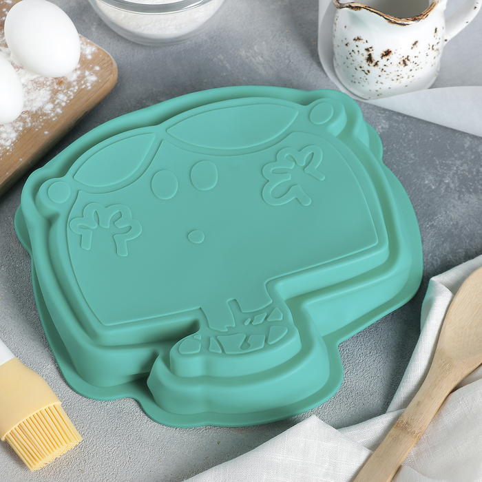 Форма для выпечки "Девочка" 24х5 см, цвета МИКС