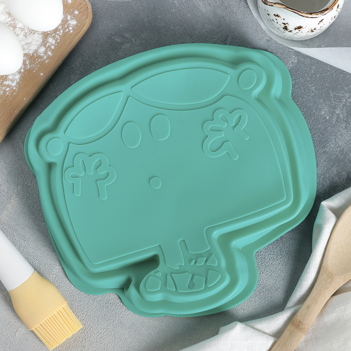 Форма для выпечки "Девочка" 24х5 см, цвета МИКС