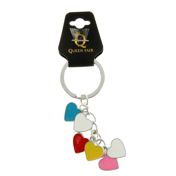 Брелок "Двойные сердца"