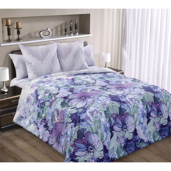 

Постельное бельё евро «Блум», размер 220х240 см, 210х215 см, 70х70 см - 2 шт