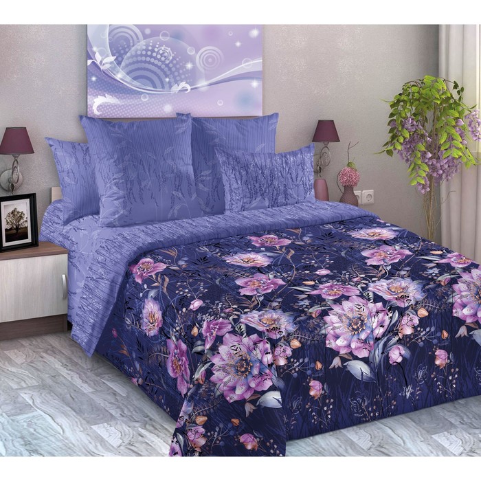 

Постельное бельё дуэт «Вечерние грёзы», размер 220х240 см, 215х150 см - 2 шт, 70х70 см - 2 шт