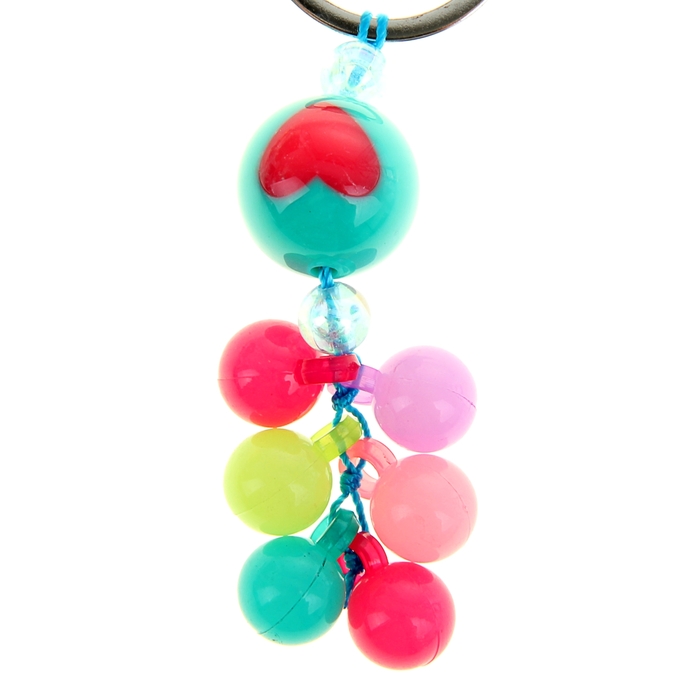 Брелок "Сердце на шарике", цвета МИКС