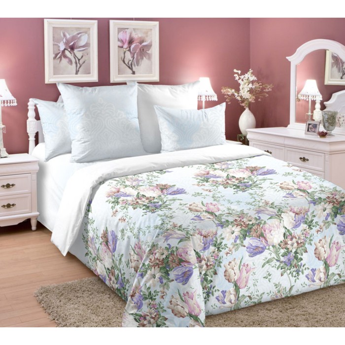 

Постельное бельё евро «Тициана», размер 220х240 см, 210х215 см, 70х70 см - 2 шт