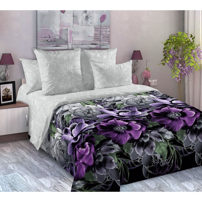 

Постельное бельё 1.5 сп «Тишина ночи», размер 220х180 см, 215х150 см, 70х70 см - 2 шт