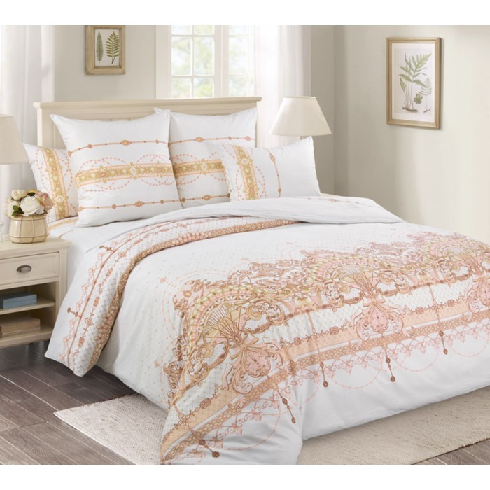 

Постельное бельё 1.5 сп «Церемония», размер 220х180 см, 215х150 см, 70х70 см - 2 шт