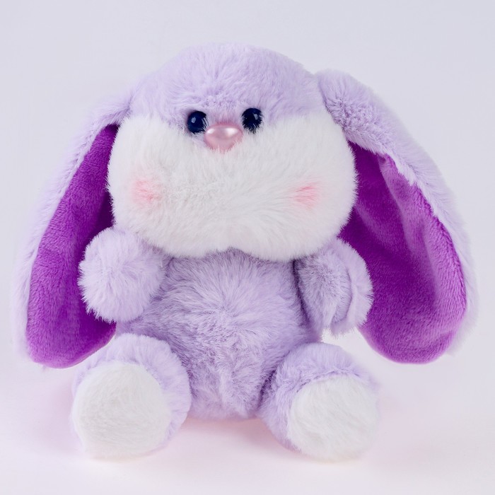 Мягкая игрушка «Щекастый кролик», на брелоке, цвета МИКС мягкая игрушка лебедь на брелоке цвета микс