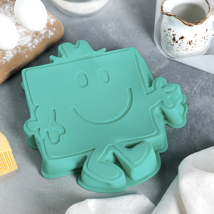 Форма для выпечки "Мальчик" 25х3,5 см, цвета МИКС