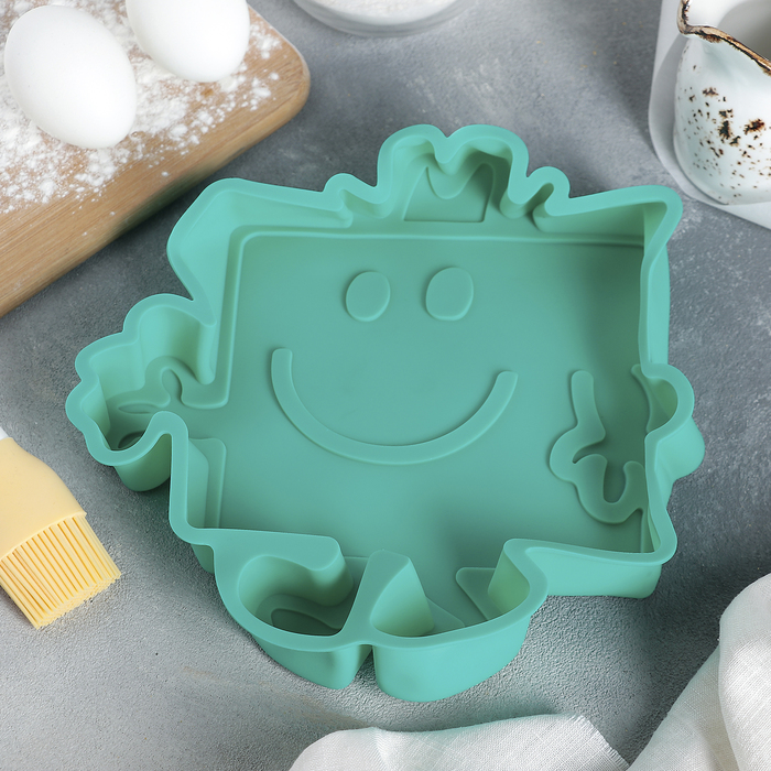 Форма для выпечки "Мальчик" 25х3,5 см, цвета МИКС