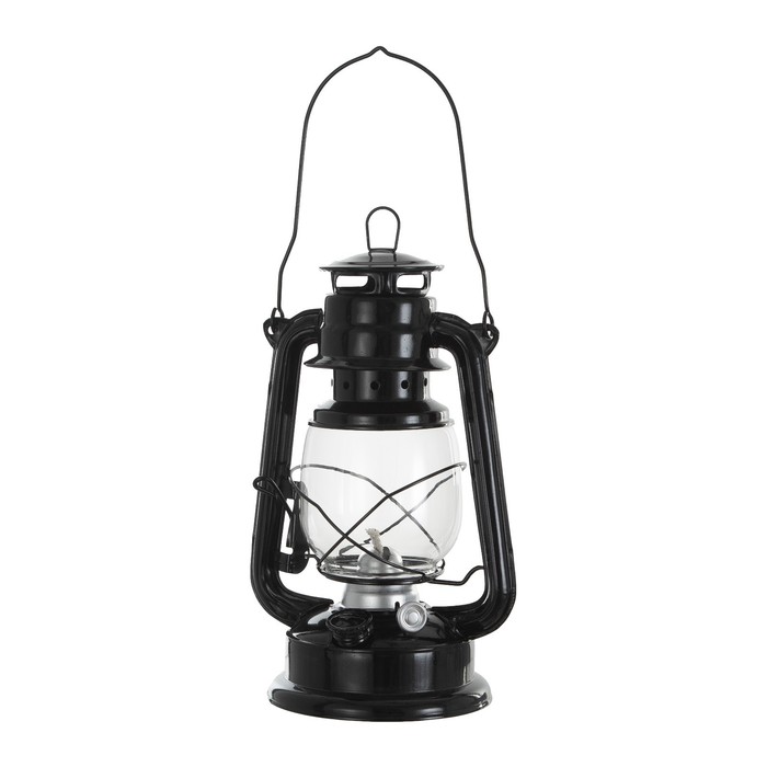 Керосиновая лампа декоративная черный 14х18х27,5 см