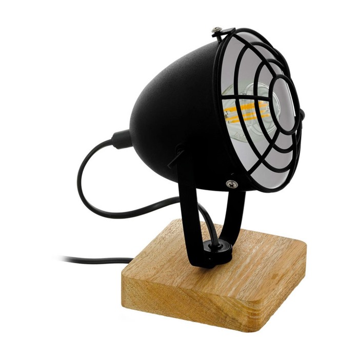 Настольная лампа GATEBECK 1, 1x40Вт E14, цвет коричневый, чёрный