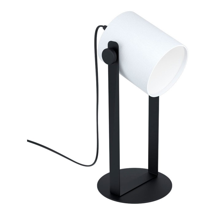Настольная лампа HORNWOOD 1, 1x28Вт E27, цвет чёрный