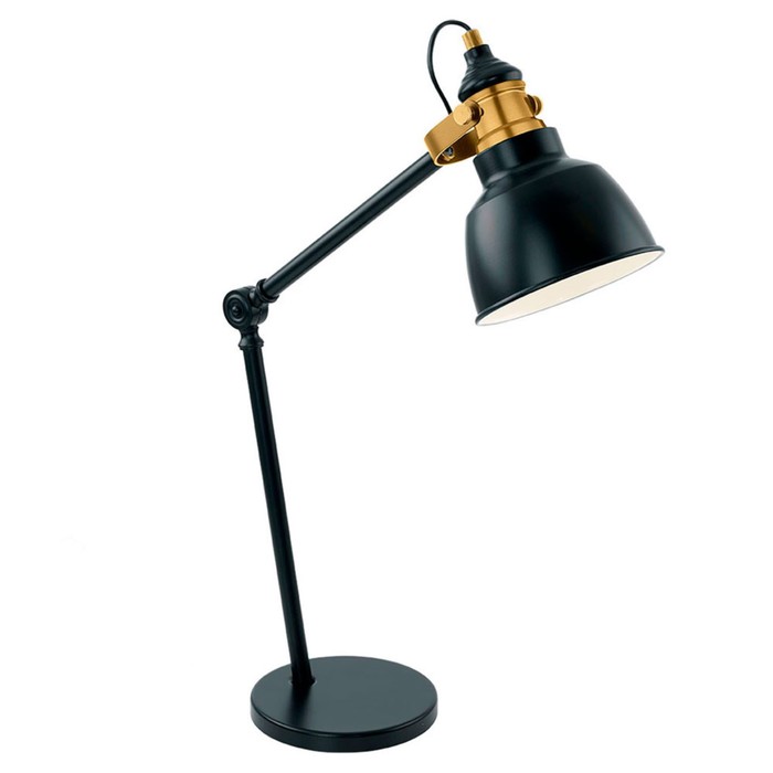 Настольная лампа THORNFORD, 1x40Вт E27, цвет чёрный