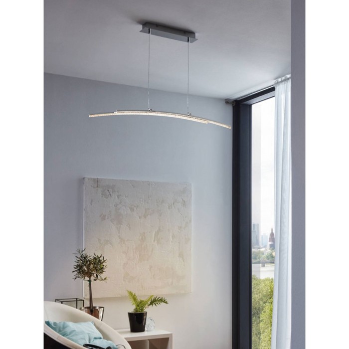 

Светильник PERTINI, 2x10,8Вт LED, 3000K, 2600лм, цвет хром