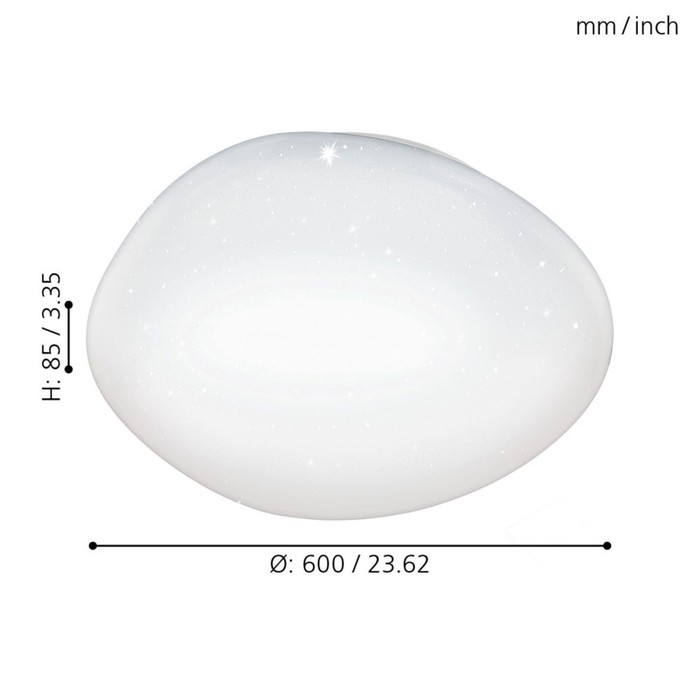 

Светильник SILERAS-A, 1x36Вт LED, 2700-6500K, 3300лм, цвет белый