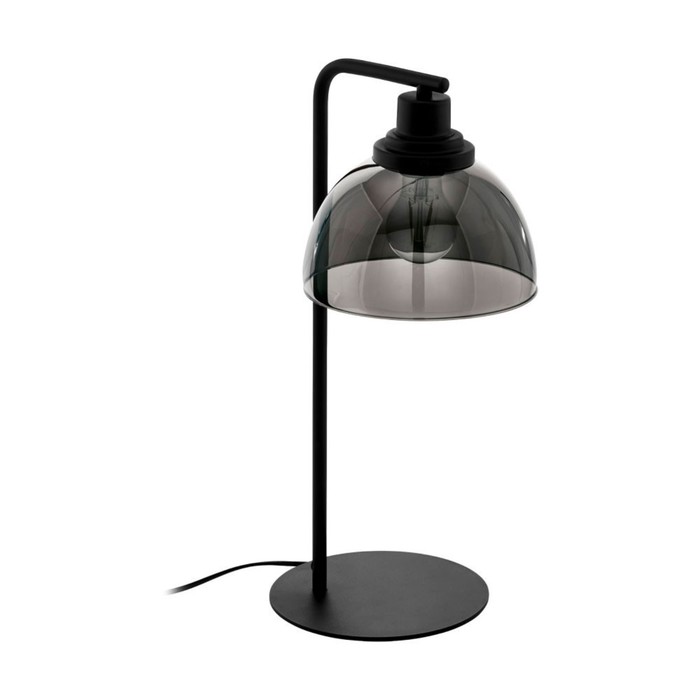 Настольная лампа BELESER, 1x60Вт E27, цвет чёрный настольная лампа rampside 1x60вт e27 цвет коричневый чёрный