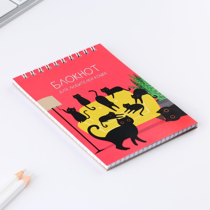 

Блокнот А6, 40 л "Для любителей кошек"