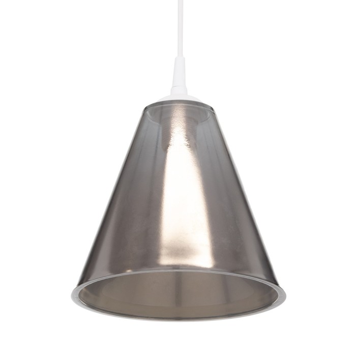 

Светильник Амира 1хЕ27 белый/серебро 23х23х21см