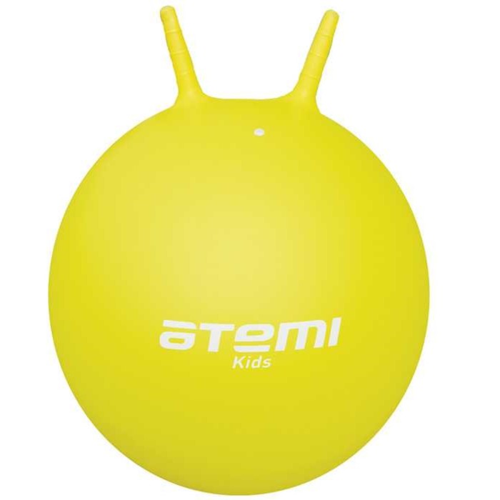 Мяч-прыгун с рожками Atemi AGB0350, d50 см, цвет жёлтый