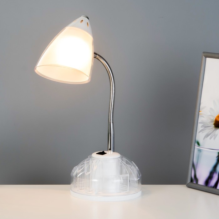 Настольная лампа Ави E27 15Вт прозрачный 16х16х49 см RISALUX