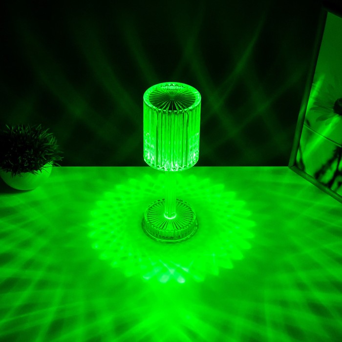 

Настольная лампа с ПДУ "Джус" LED 16 цветов RGB USB 8,5x8,5x25 см RISALUX