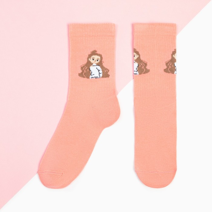 Носки для девочки KAFTAN Girl, 23-25 см, цвет розовый