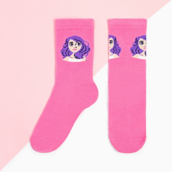 Носки для девочки KAFTAN Beatiful girl, 20-22 см, цвет розовый