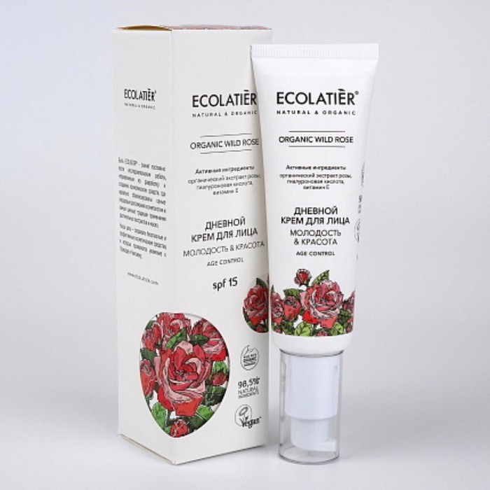 Дневной крем для лица Ecolatier ORGANIC WILD ROSE 50 мл 459₽