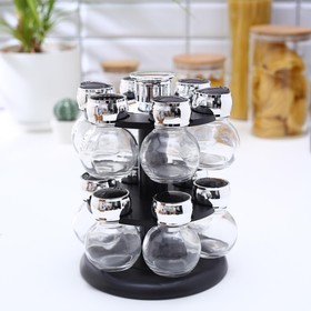 

УЦЕНКА Набор для специй «Бабл», 18×18×22 см, 12 шт