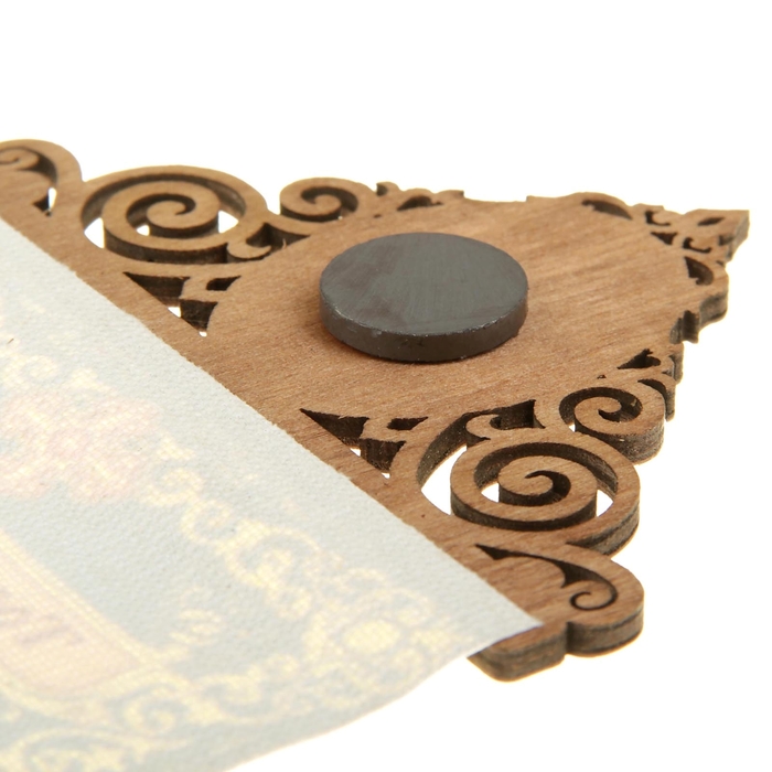 Скрижаль на магните "Тропарь Николаю Чудотворцу" с иконой Николая Чудотворца