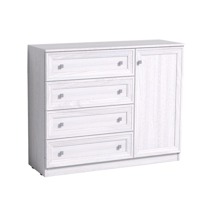 Тумба Paola 51, 1199 × 400 × 981 мм, правая, цвет ясень анкор светлый