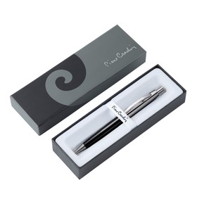 

Ручка шариковая PIERRE CARDIN EASY, корпус латунь и лак, отделка сталь и хром, чернила синие, чёрная