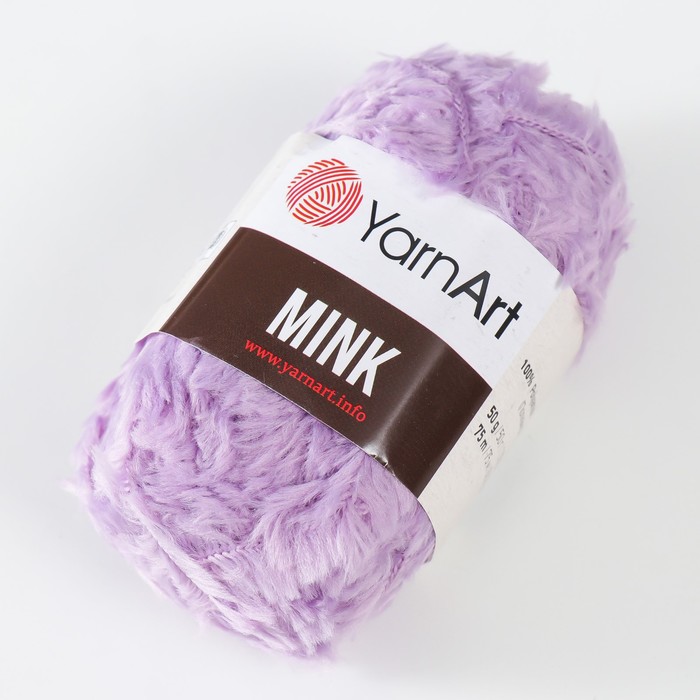 

Пряжа "Mink" 100% полиамид 75м/50гр (350 астра)