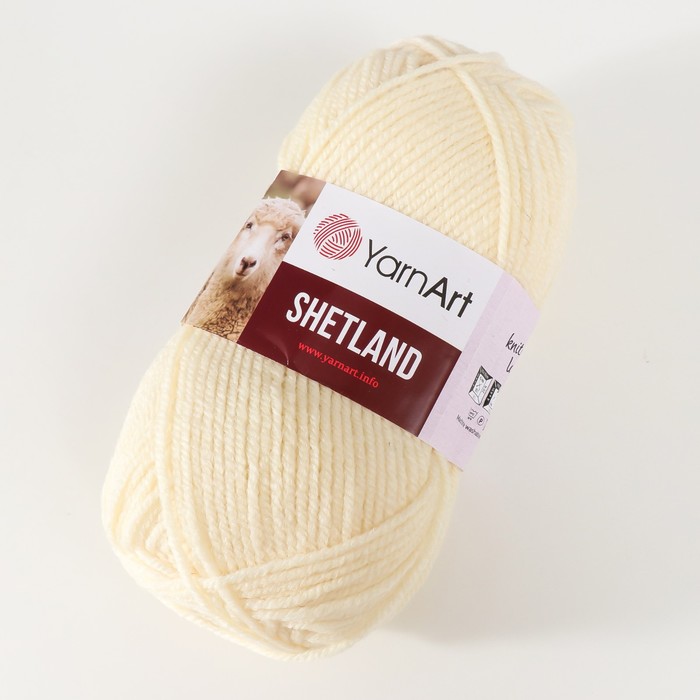 

Пряжа "Shetland" 30% шерсть верджин, 70% акрил 220м/100гр (503 шампанское)