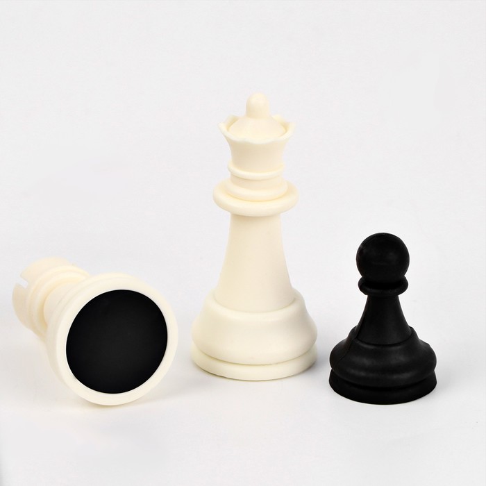 фото Шахматы обиходные деревянные 29х29 см "космос", король h-6.2 см, пешка h-3.2 см время игры