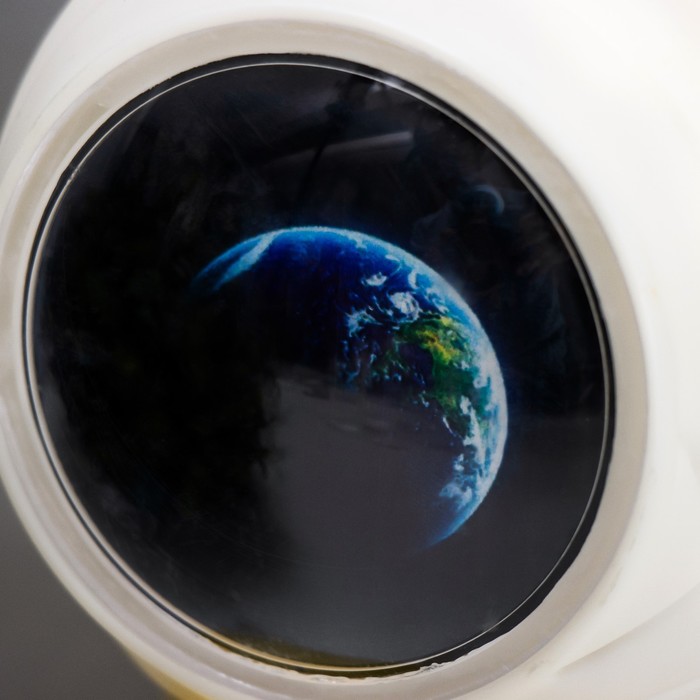 Ночник-увлажнитель Котик космонавт LED USB белый 12х12х16,5 см 7823697