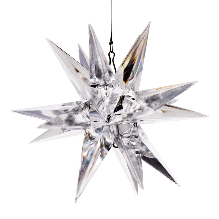 Светильник-каскад "Звезды" 4хLED 35Вт хром 40х40х120см 7871456