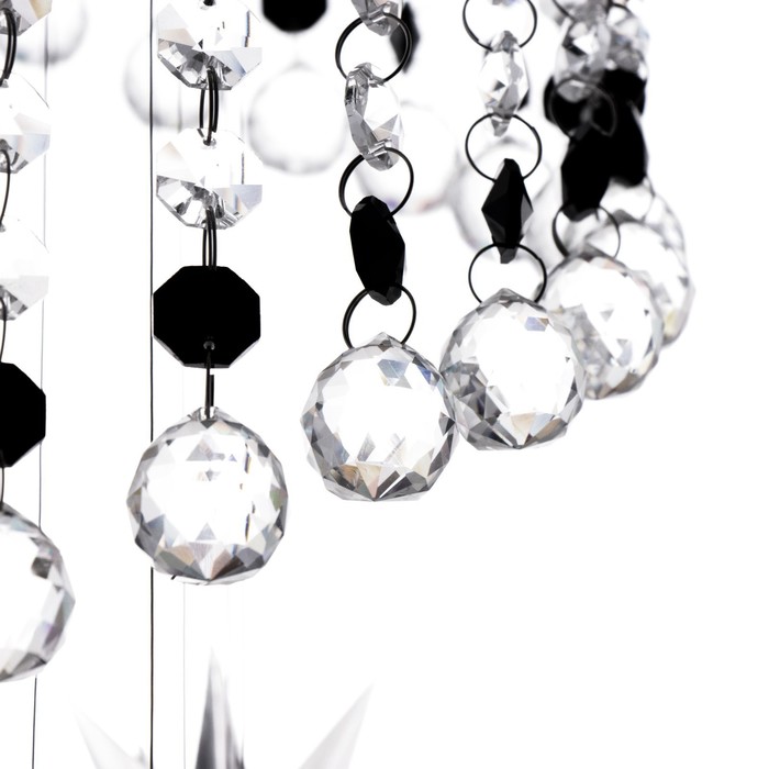 Светильник-каскад "Звезды" 4хLED 35Вт хром 40х40х120см 7871456