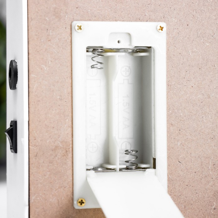 Ночник "Медведь" LED USB от батареек 3хАА белый 24,5х24,5х3,5 см 7906933