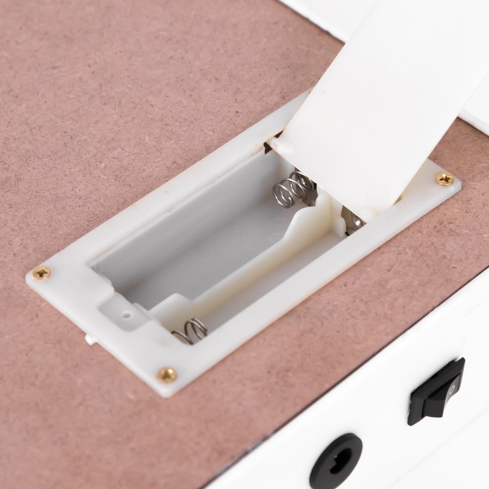 Ночник "Космонавт" LED USB от батареек 3хАА белый 24,5х24,5х3,5 см 7906936