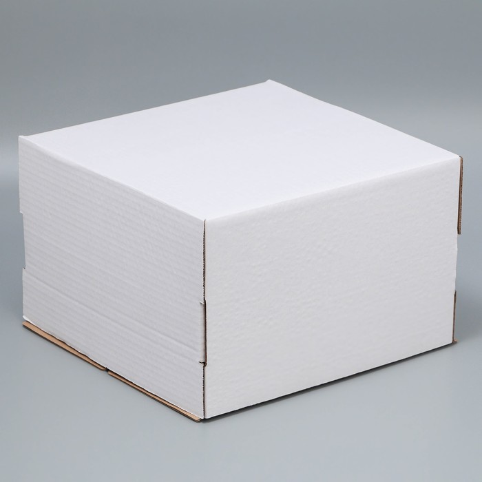 Коробка кондитерская, упаковка, «Белая» 30 х 30 х 19 см кондитерская упаковка рулет белая 30 х 12 х 9 см