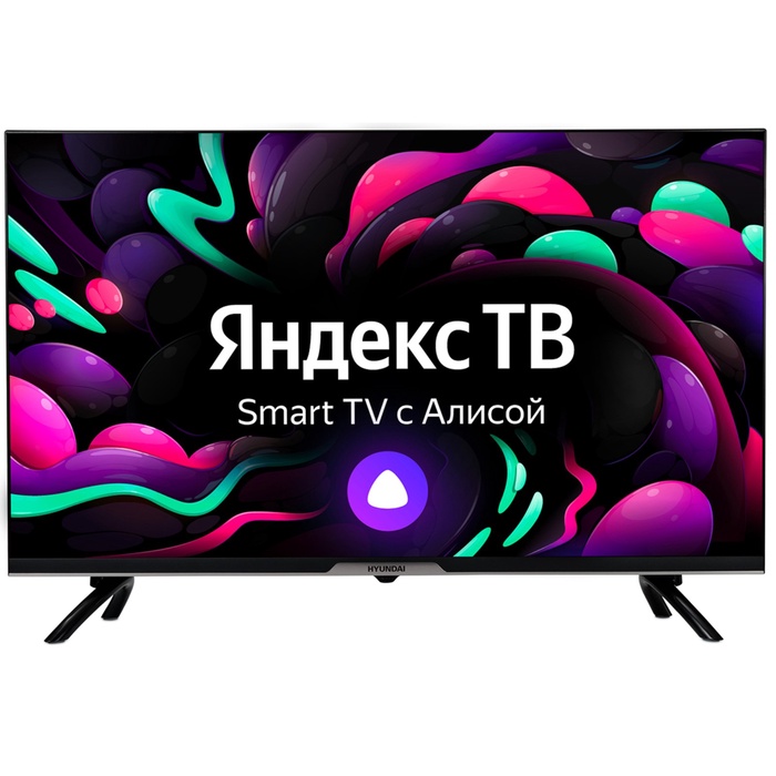 Телевизор Hyundai H-LED32BS5003, 32, 1366x768, DVB-T2/C/S2,HDMI 2, USB 1, SmartTV,чёрный телевизор topdevice tdtv32bn02h 32 1366x768 dvb t2 c s2 hdmi 3 usb 2 чёрный