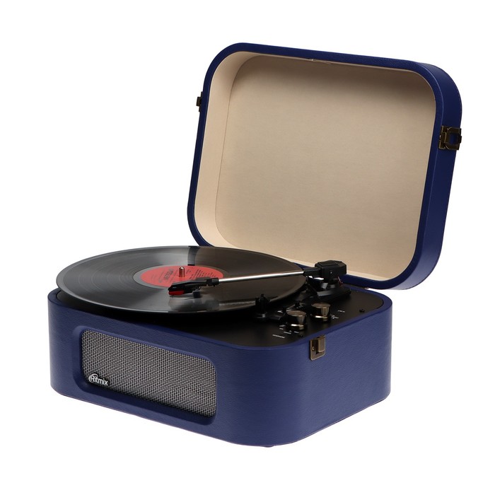 

Проигрыватель виниловых дисков Ritmix LP-190B, 6 Вт, RCA, Jack 3.5, BT, синий