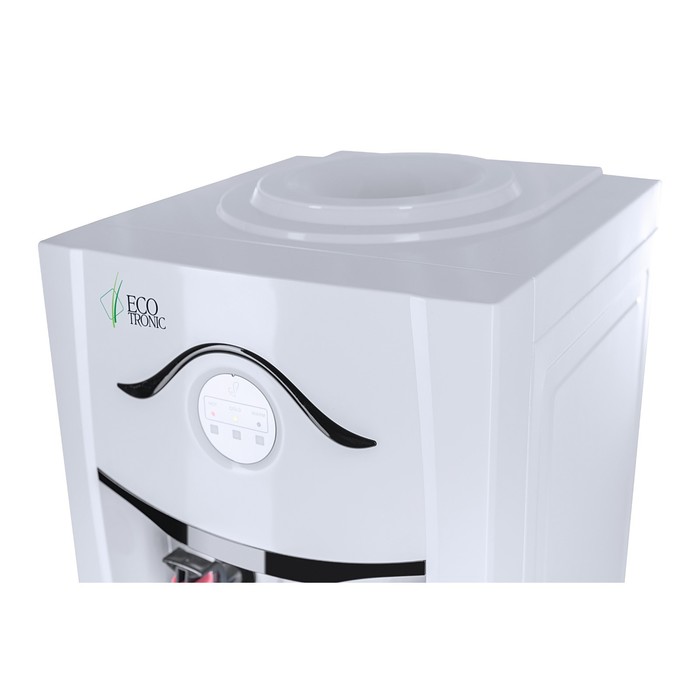 Кулер для воды с холодильником Ecotronic K21-LF, нагрев и охлаждение, 500/120 Вт, бело-чёрный   9318