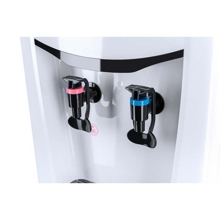 Кулер для воды с холодильником Ecotronic K21-LF, нагрев и охлаждение, 500/120 Вт, бело-чёрный   9318